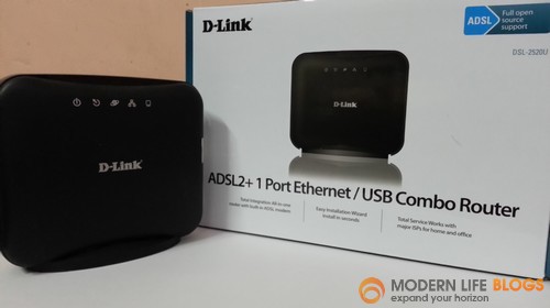 مودم ADSL D Link ADSL2 2 Router 2520u بدون Wifi یک پورت Lan&usb
