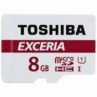 microSD TOSHIBA 8 GB Class 10 UHS1 Color