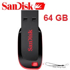 Flash SanDisk 64 GB Cruzer Blade USB2.0
