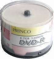 dvd printable 4.7GB Princo|datalife فلاکس 50 عددی