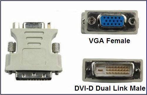 تبدیل VGA ««« »»» DVI بدون پین