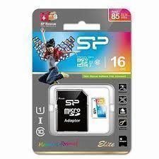 MicroSD 16 GB Silicon Power 85 MB/S XC Elite Color