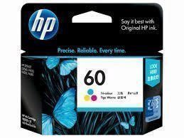 کارتریج HP 60 رنگی درجه یک با گارانتی
