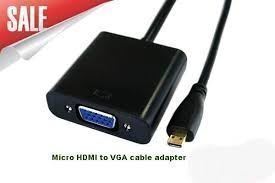 VGA HDMI تبدیل Micro HDMI PC Out به Pnet VGA LCD In
