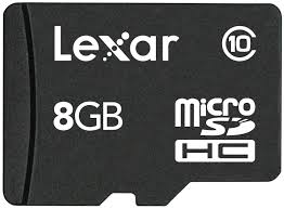 Lexar 300x Micro SDHC UHS 1 8 GB
