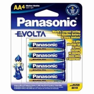باطری Panasonic AA Alkaline 1.5V EVOLTA بسته 4 عددی