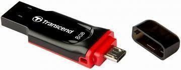 Flash Transcend 8 GB Jetflash 340 OTG USB 2.0