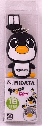 Flash RIDATA 16 GB Penguin USB 2.0 عروسکی